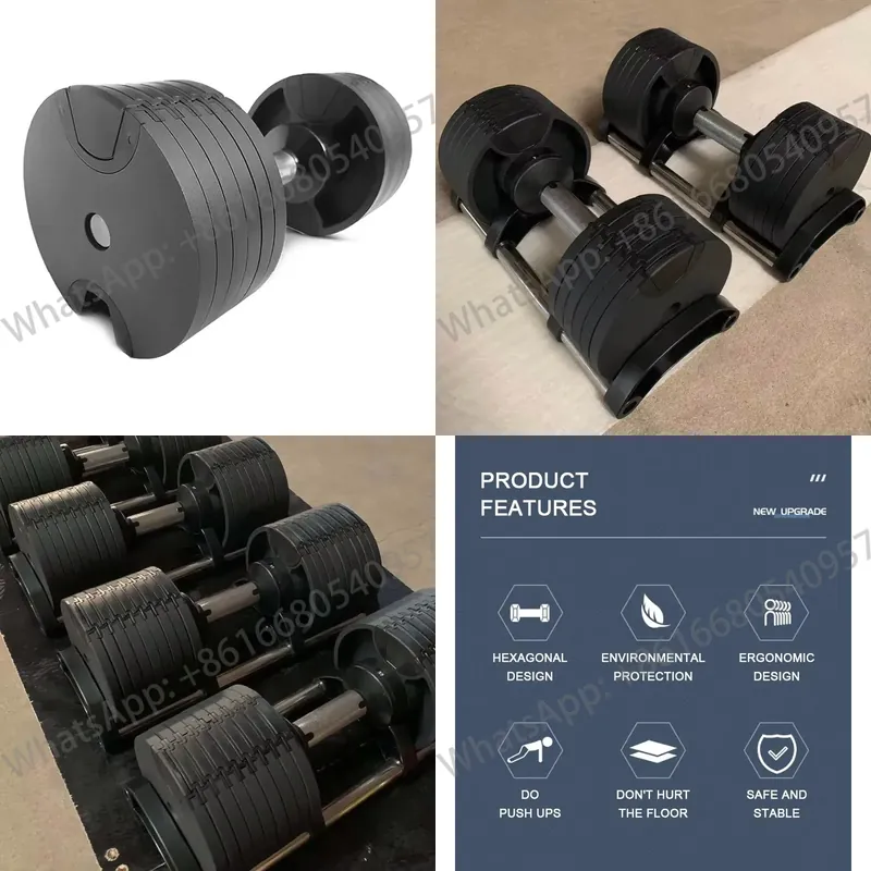 Dumbbell Set - Set di manubri regolabili da 2,5-80