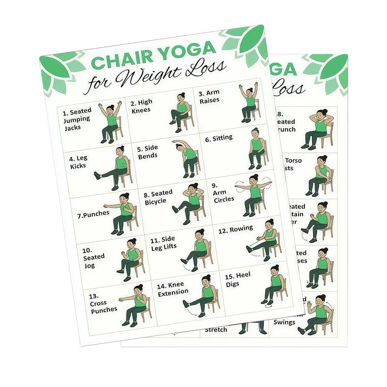 Sports Equipment Poster - 2 Poster Yoga per Casa, Palestra,