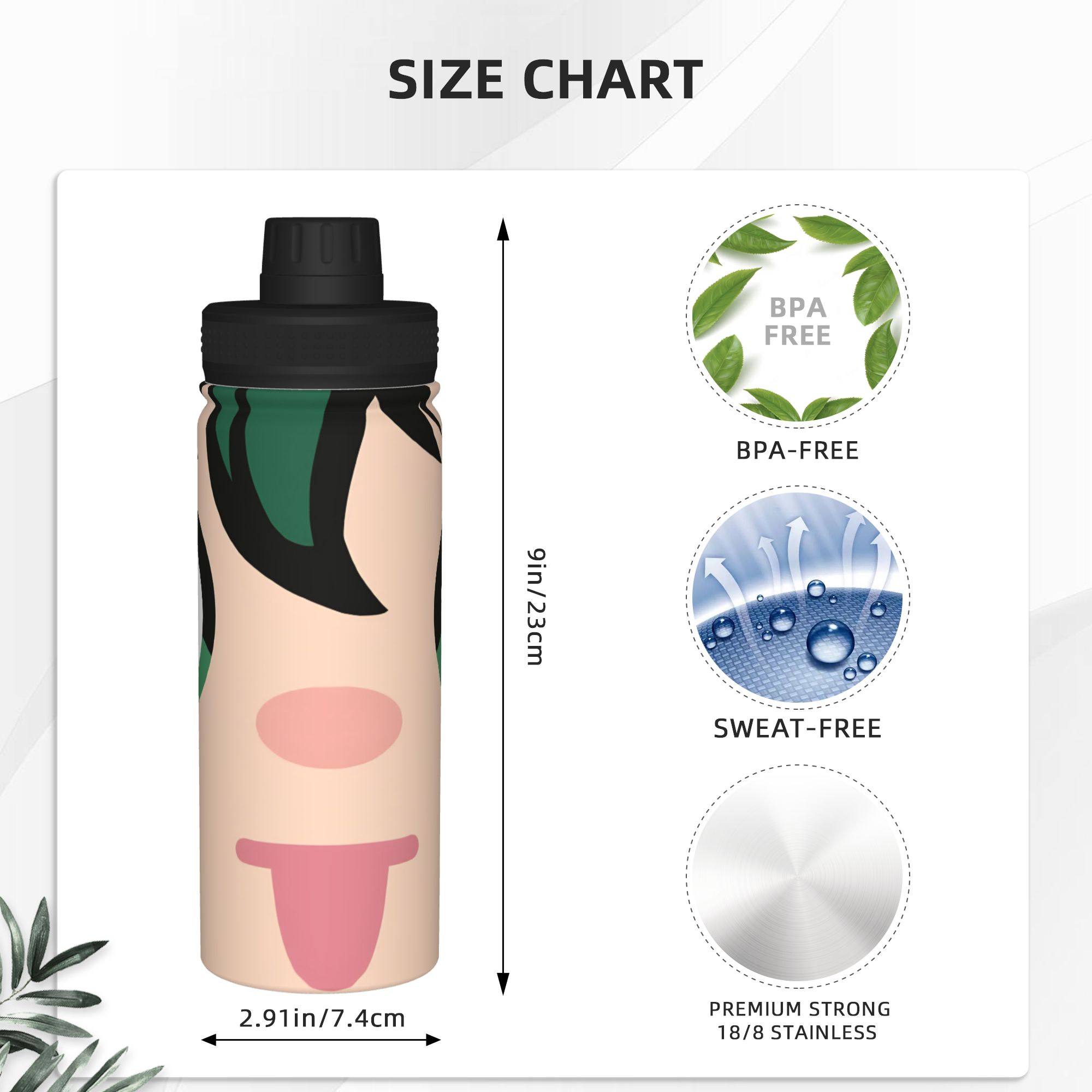 Borraccia sportiva isolata da  - Sports Water Bottle Insulated recensione e prezzo