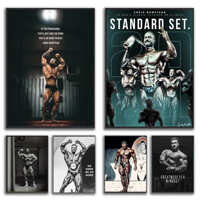 Pittura su tela Chris Bumstead - Sports Equipment Poster recensione e prezzo